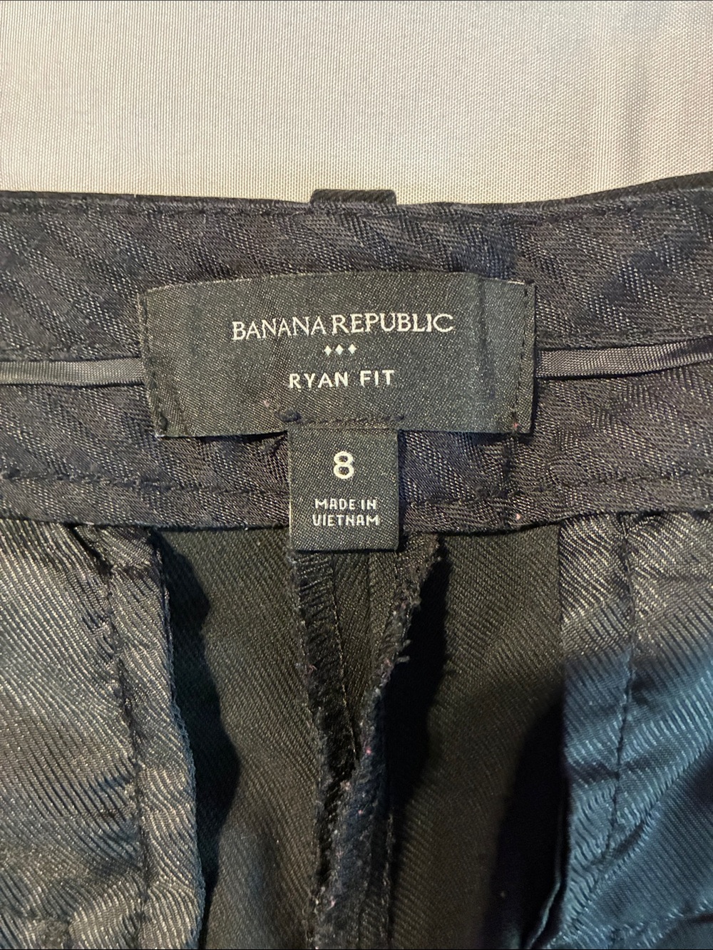 Banana Republic Black Straight-Leg Dress Pants - Picture 2 of 4